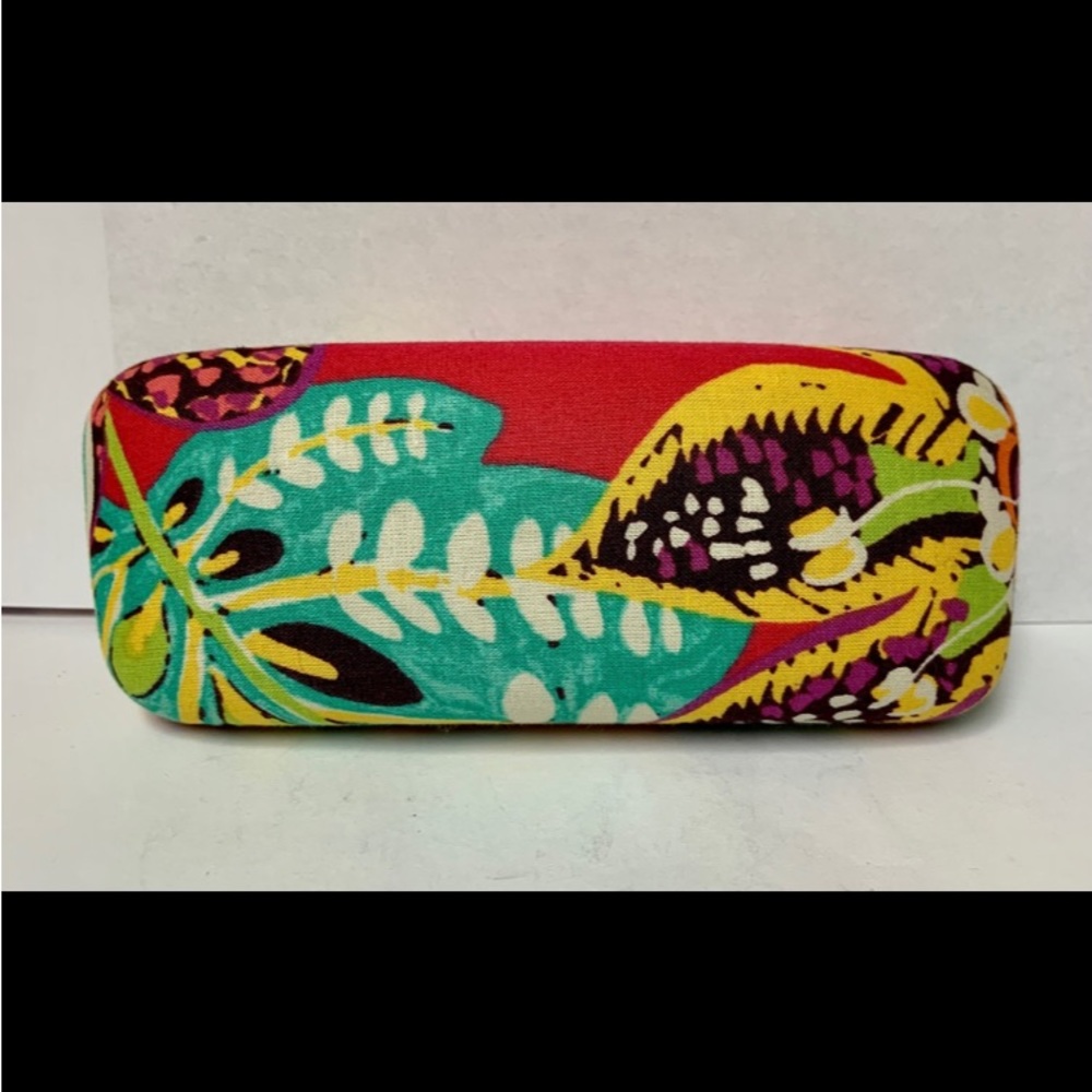VERA BRADLEY DESIGNER CLAMSHELL EYEGLASS/SUNGLASS CASE large bolsa ?